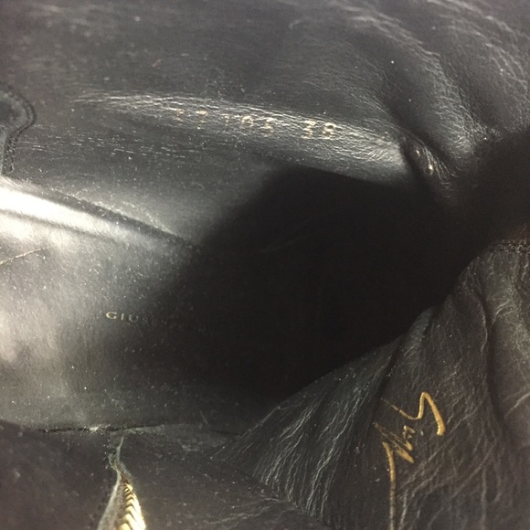 Giuseppe Zanotti Zipper Ankle Booties Sz 8 - Picture 7 of 13